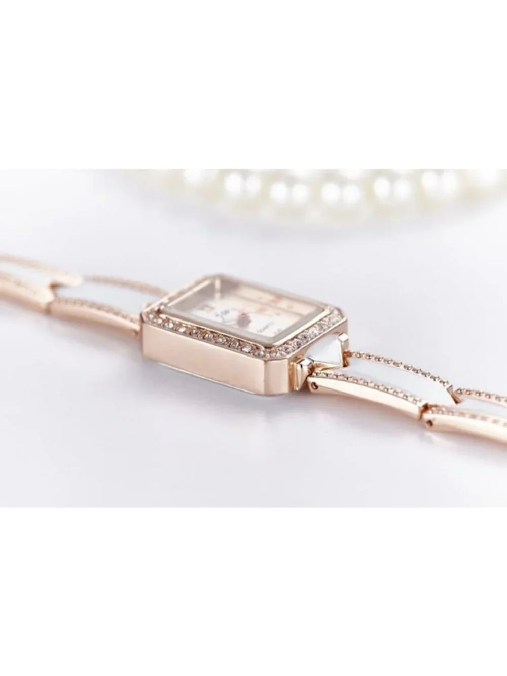 Women's Silver Crystal Diamond Bracelet Luxury Fashion Dress Quartz Wrist Watch
